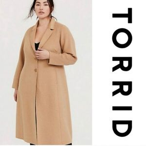 Torrid Camel mid calf length coat